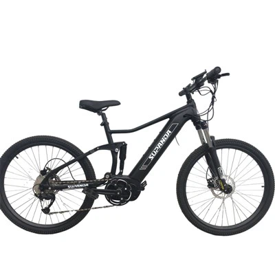 Elektrisk mountainbike med fuld affjedring